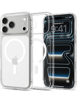 Spigen Ultra Hybrid MagSafe Back Cover Clear White (iPhone 18 Pro Max / 17 Pro Max)