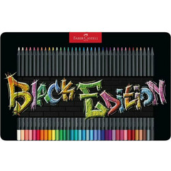 Faber-Castell Black Edition Κασετίνα Ξυλομπογιές Σετ 36τμχ