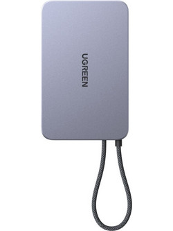 Ugreen PB570 MagFlow Air Wireless Power Bank 10000mAh 30W με Ενσωματώμενο Καλώδιο USB-C PD Black