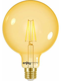 EL901105 | EL901105 | SMART Wi-Fi+BLE ON/OFF/DIM G95 FILLAMENT LED 4.5W(35W)|E27|2200k|350lm|enjoysimplicity(TM)
