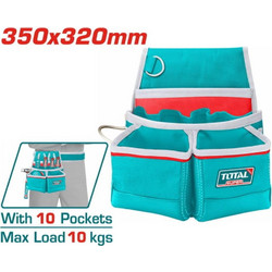 Θήκη Εργαλείων Total THT16P10125 Μονή 350x320mm