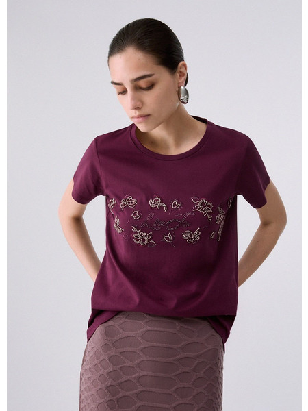SPORT_TF6J22_T-SHIRT BASICA M/C ΜΠΛΟΥΖΑ ΓΥΝΑΙΚΕΙΟ | BORDEAUX