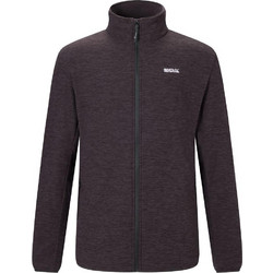 Regatta Harrow Ανδρική Ζακέτα Fleece με Φερμουάρ Μαύρη