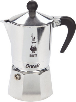 Bialetti Break Omino Italia Μπρίκι Espresso 3Cups Inox