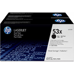 HP 53X Black Toner 2pcs