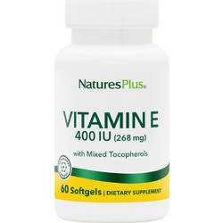 Nature's Plus Vitamin E 400iu 60 Μαλακές Κάψουλες