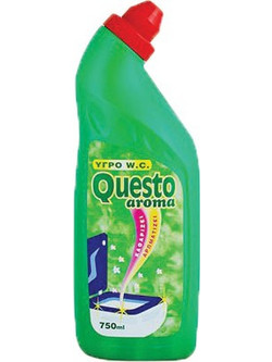 Πράσινο υγρό καθαριστικό τουαλέτας Questo Aroma 750ml