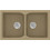 Sanitec Classic 322 Επικαθήμενος Νεροχύτης Γρανίτη Ματ Metallic Cream 81x50cm