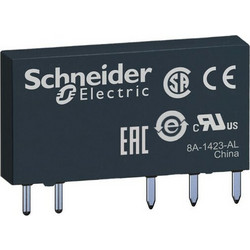 Harmony, Slim interface plug-in relay, 6 A, 1 CO, standard, 24 V DC