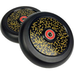 NITRO CIRCUS Ροδάκια RW Signature Hollow Core 120x30χιλ. - Μαύρο/Χρυσό