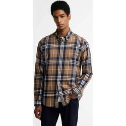 Barbour Ανδρικό Πουκάμισο Καρό Καφέ MSH5355ST51/STONE