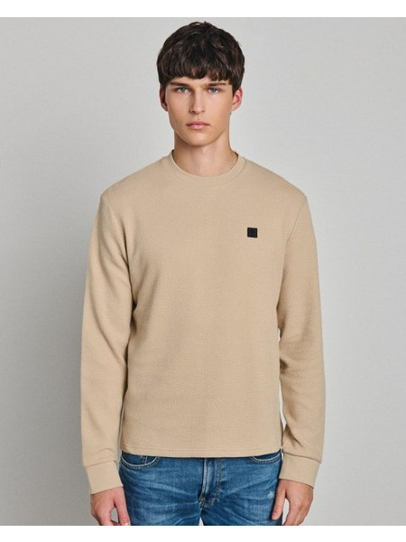 STAFF Ossy Man Long Sleeve 100% Cotton - 64-310.056 - ΑΝΔΡΙΚΟ - NATURAL