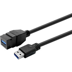 Vivolink Keystone USB 3.0 Μαύρο A θηλυκό σε A αρσενικό
