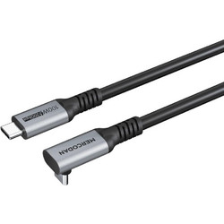 Mercodan Angle (90) USB-C καλώδιο 5m 85W PD Μαύρο