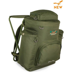 Nature by Marsupio Chair Pro - Κυνηγετικό Σακίδιο 35L με Αποσπώμενο Κάθισμα, Χρώμα: Πράσινο