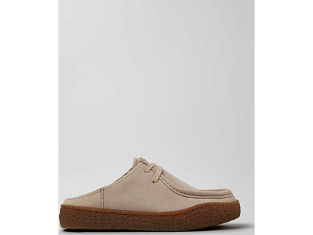 Camper γυναικεία suede παπούτσια Peu Terreno - K201983-001 Μπεζ