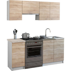 ΣΥΝΘΕΣΗ ΚΟΥΖΙΝΑΣ MAURICE ΜΕΛΑΜΙΝΗ SONAMA ΛΕΥΚΟ 180x29,2-46εκ