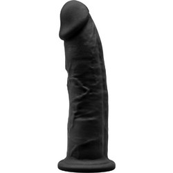 SilexD Dual Density 6" Model 2 Ρεαλιστικό Dildo με Βεντούζα 15cm Μαύρο