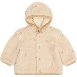Little Dutch Ζακέτα Teddy Sand Sand Paws 6-9 Μηνών