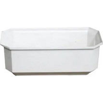 ΖΑΡNΤΙΝΙΕΡΑ ΛΕΥΚΟ ΠΛΑΣΤΙΚΗ FL-6 - 25x13x9.4cm 09-FL-6 WHITE