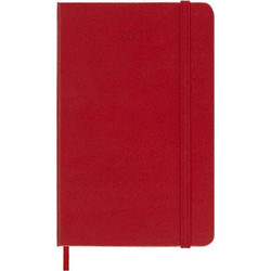 MOLESKINE ΗΜΕΡΟΛΟΓΙΟ 2027 POCKET HARD WEEKLY NOTEBOOK SCARLET RED