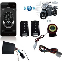 Έξυπνος Συναγερμός Μοτοσυκλέτας 12V με Bluetooth, Έλεγχο από Smartphone (App) & Αυτόματο Κλείδωμα PKE (Engine Start/Stop) w09841-1