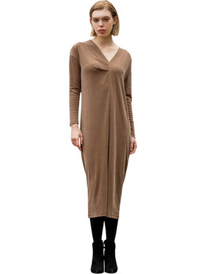 AGGEL Φόρεμα Light Camel FW53135KF