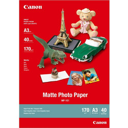 Canon Φωτογραφικό Χαρτί A3 Matte 170g/m 40 Φύλλα (7981A008) (CAN-MP101A3)