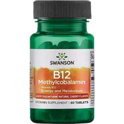 Swanson B12 Methylcobalamin 2500mcg 60 Ταμπλέτες