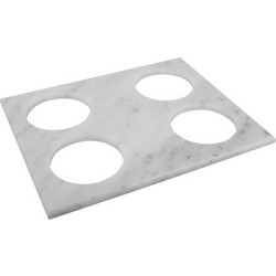 ΕΠΙΦΑΝΕΙΑ ΜΕ ΟΠΕΣ ΑΠΌ ΜΑΡΜΑΡΟ ΛΕΥΚΗ dia9,5CM GN1/2 32,5X26,5X1EK FAV283