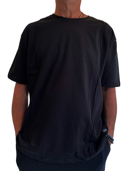 Bigbong T-shirt French Terry Black T1-BLK