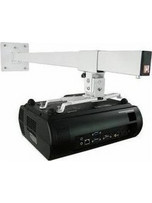 Avtek Βάση Projector Τοίχου WallMount 1200 με Μέγιστο Φορτίο 4kg Λευκή 1MVWM11