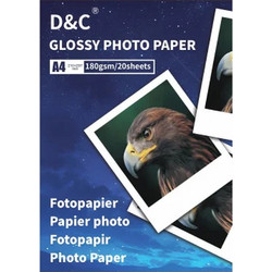 Φωτογραφικό χαρτί D&C Glossy 21x30 180g (20 φύλλα)