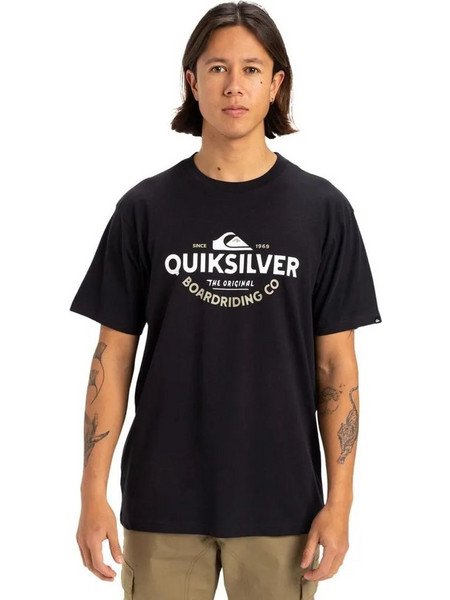 Quiksilver Ανδρικό Κοντομάνικο T-Shirt EQYZT08064-KVJ0 Typed Out Black