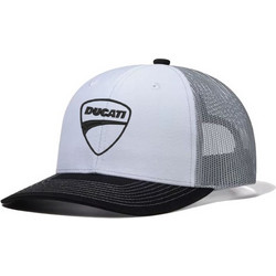 Takeposition Ανδρικό Καπέλο Jockey με Δίχτυ Snapback Υφασμάτινο Λευκό Γκρι 911-0026-9039