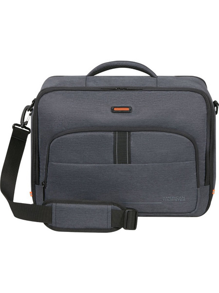 American Tourister 160122-8412 At Work 3-Way Boarding Bag 15.6" Επαγγελματική-Ταξιδιωτική Τσάντα Γκρι(Grey Melange)