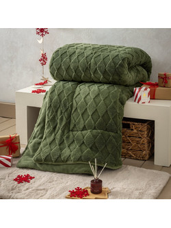 Nima Κουβερτοπάπλωμα Μονό 160x240 Snug Dark Green