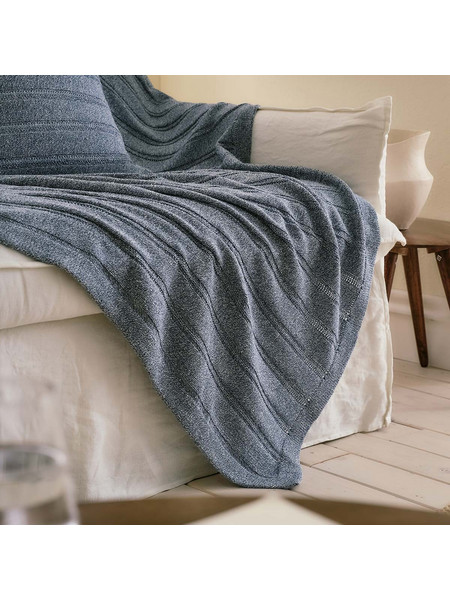 Διακοσμητικό Ριχτάρι 135x170cm Cerelia Marine Blue 380/01 Gofis Home