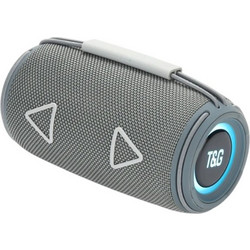T&G TG-657 Ηχείο Bluetooth 8W με Ραδιόφωνο Γκρι