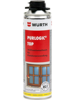 Wurth Purlogic Top Αφρός Πολυουρεθάνης Πιστολιού 1 Συστατικού Γκρι 500ml