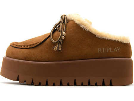 REPLAY WOMEN LACE UP MULES GWF2H.00.C0206T MELROSE SLIDE