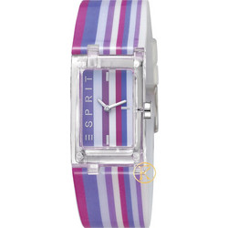 Esprit Houston Purple Ice Γυναικείο Ρολόι με Μωβ Λουράκι ES103362008