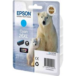 Epson 26XL Cyan Μελάνι Εκτυπωτή Inkjet C13T263240