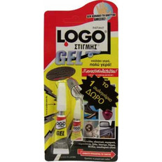 LOGO ΚΟΛΛΑ ΣΤΙΓΜΗΣ GEL 2 + 1 gr 067002001