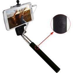 Monopod Z07-5S Βραχίονας-Βάση Κινητών με Bluetooth Χειριστήριο για Selfies με κουμπί και καλώδιο ήχου Μαύρο