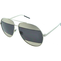 Enzo S1918 C56 Ανδρικά Γυαλιά Ηλίου Aviator Μεταλλικά Ασημί με Μαύρο Polarized Φακό