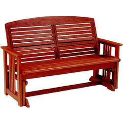 PIPER Linconin G - Καναπές κουνιστός 2θ - 150χ68χ100 - ξύλο Jarrah