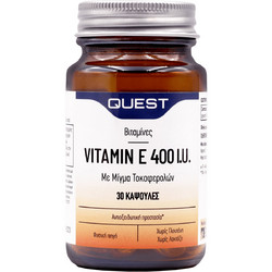 Quest Vitamin E 400iu Mixed Tocopherols 30 Κάψουλες