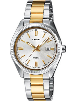 Casio Ανδρικό Ρολόι με Χρυσό Μεταλλικό Μπρασελέ MTP-1302PSG-7AVEF
