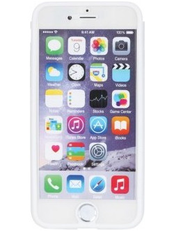 Θήκη Bumber με κάλυμα Λευκό Διάφανο για iphone 6 IK609 OEM